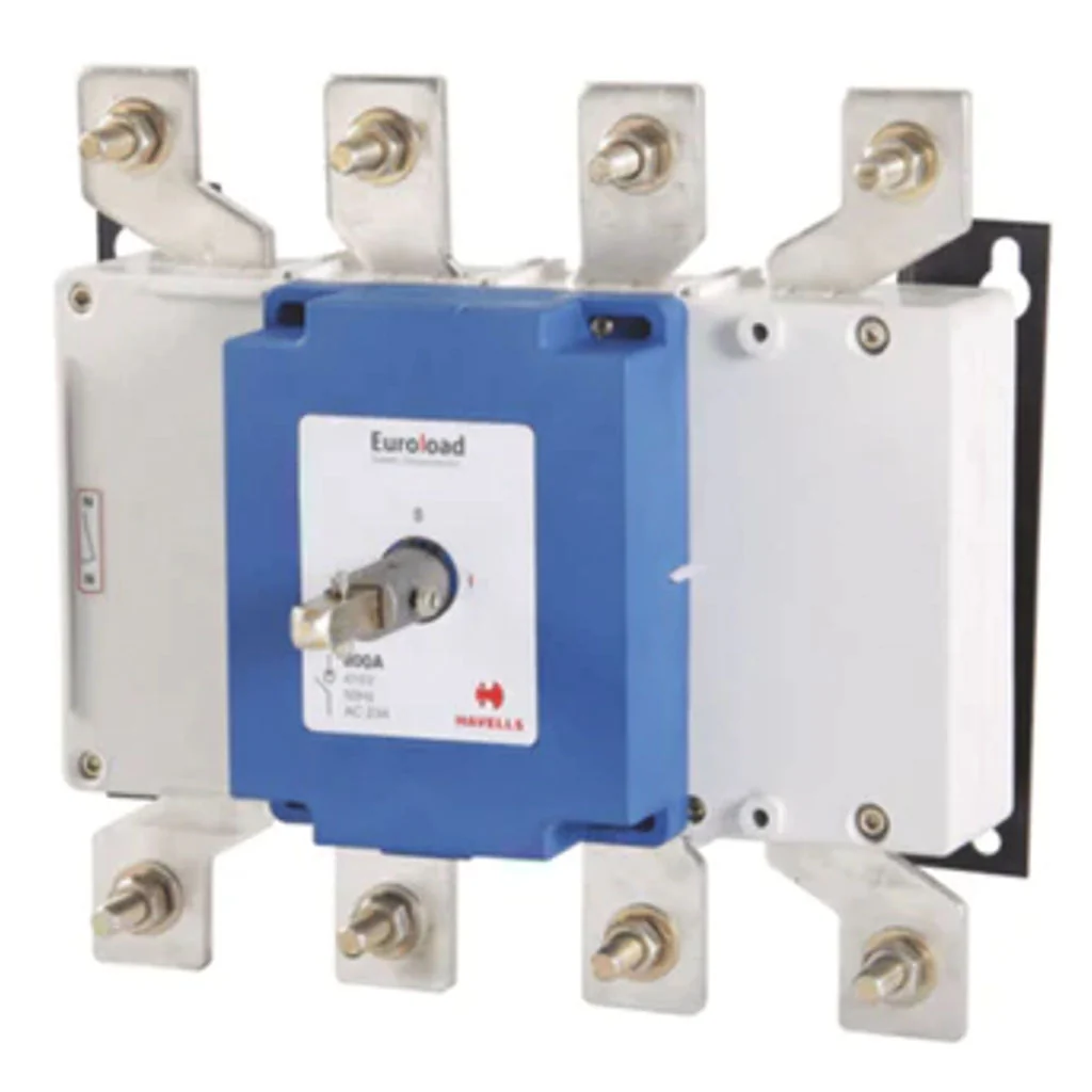 Havells Euroload Switch Disconnector Size (3) 4 Pole SS Enclosure - IHCSFE0800