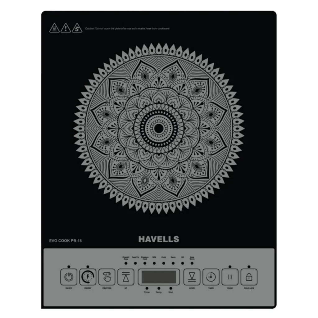 Havells Evo Cook PB18 Induction Cooktop 1800 W GHCICELK180