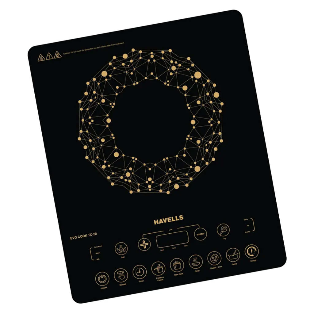 Havells Evo Cook TC20 Induction Cooktop 2000W GHCICEMK200 - Image 2