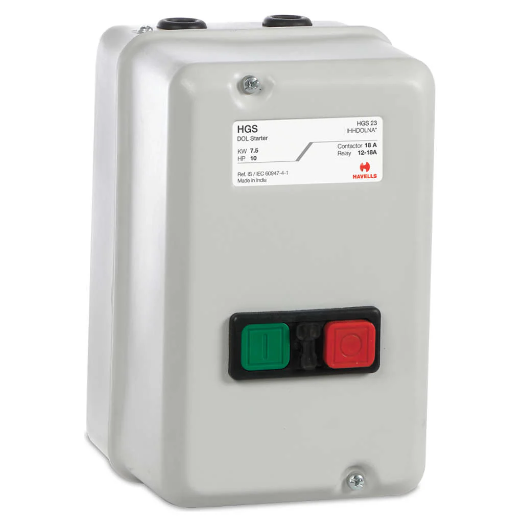 Havells HGS Series DOL Motor Starter 10HP 13-18A