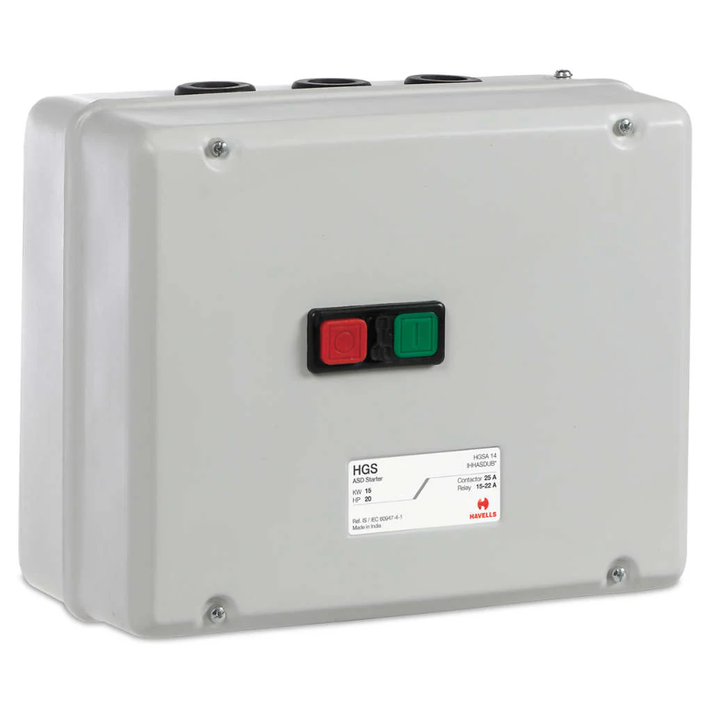Havells HGS Series Fully Automatic Star Delta Motor Starter 50HP 34-50A