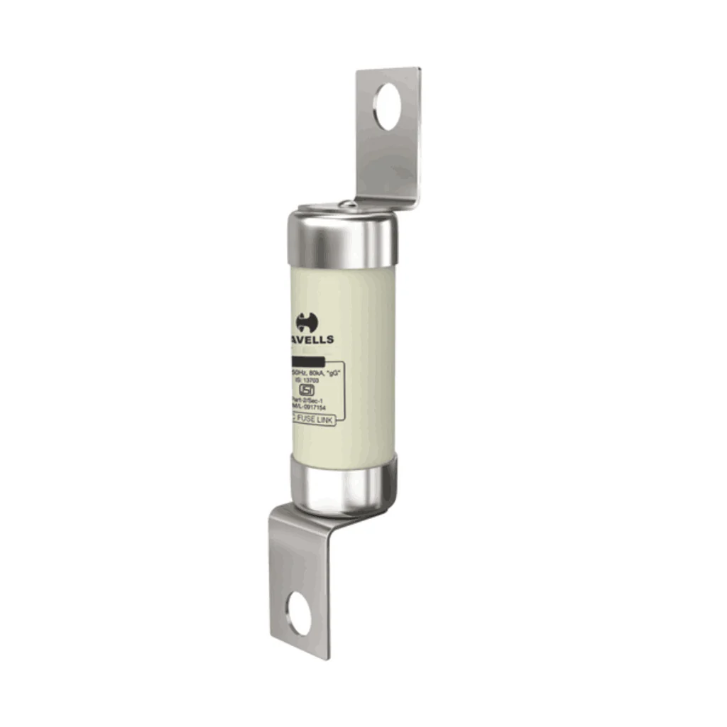 Havells Hibreak HBC Fuse Link (BOLTED Type) A-4 IS Size (A-4) Offset 80A – 125A 415V 80kA