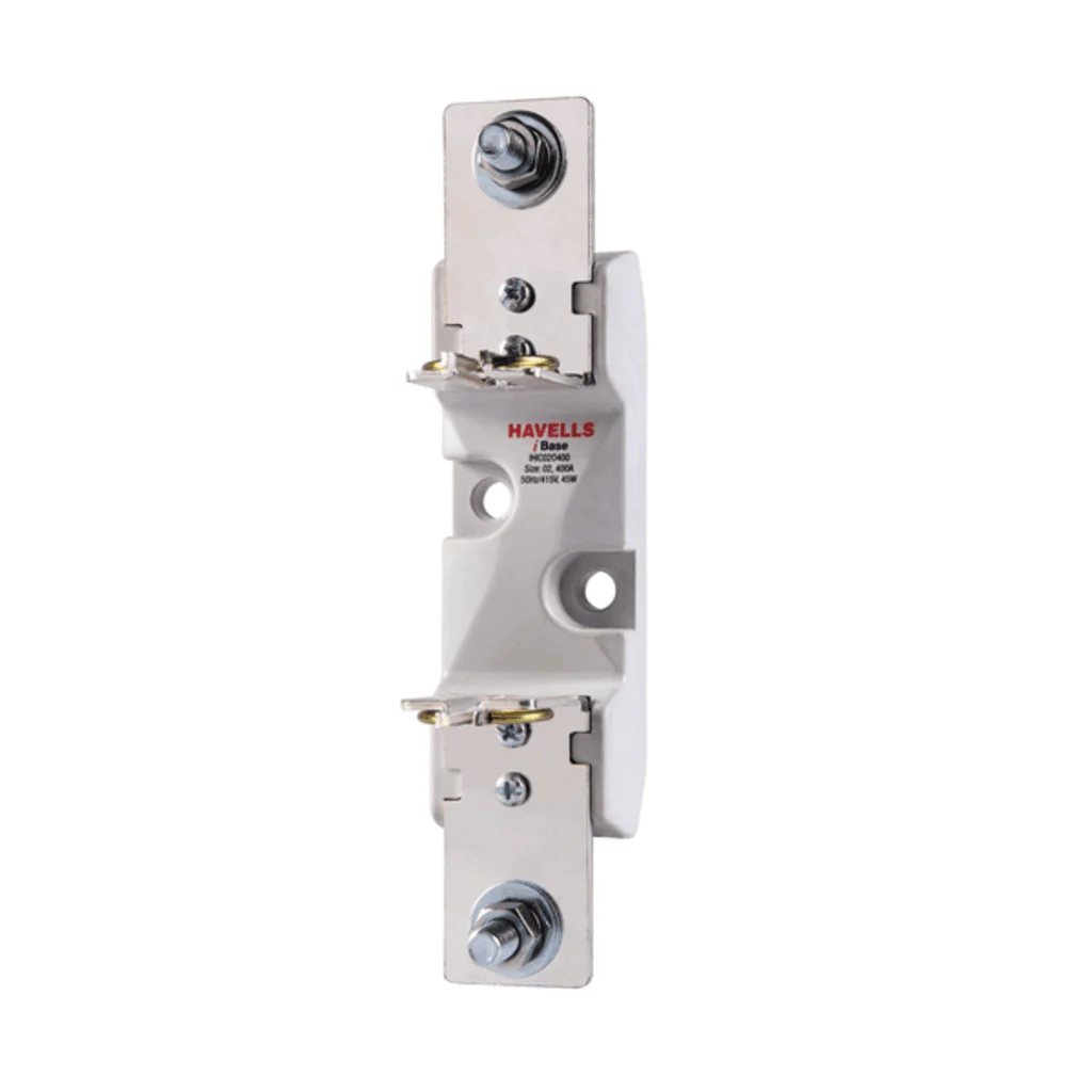 Havells I Base- Din Fuse Bases (FIXED Type) For CD - 02 Type Din Fuse Open Type Fuse Base 400A IHIC02O400
