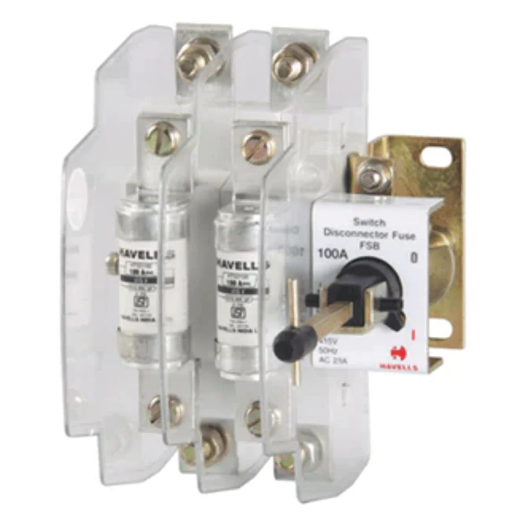 Havells Kompact Ezo Switch Disconnector Fuse Unit 3 Fuse, 3 Pole & Neutral OE 160A – 800A