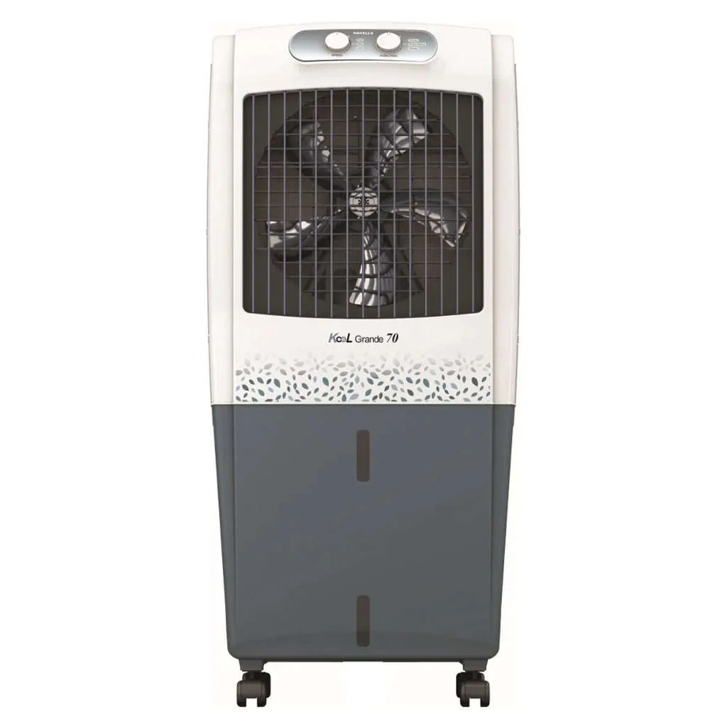Havells KoolGrande 70 Desert Air Cooler 70 Litre White Grey GHRACBKE070