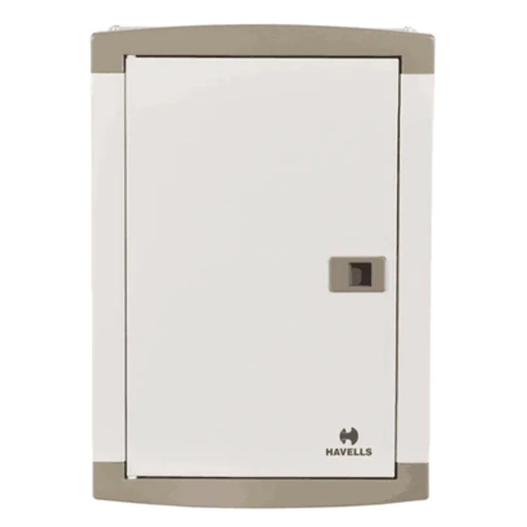 Havells TP&N (for Single Phase Outgoing) suitable for MCB / RCCB / Isolator as incomer - Regal Grey (DD)