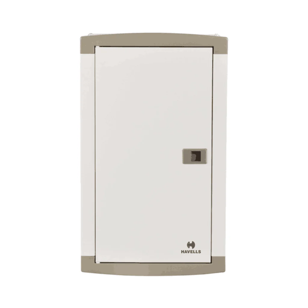 Havells TP&N (for Single Phase Outgoing) suitable for MCB / RCCB / Isolator as incomer -  Regal  Grey (SD)