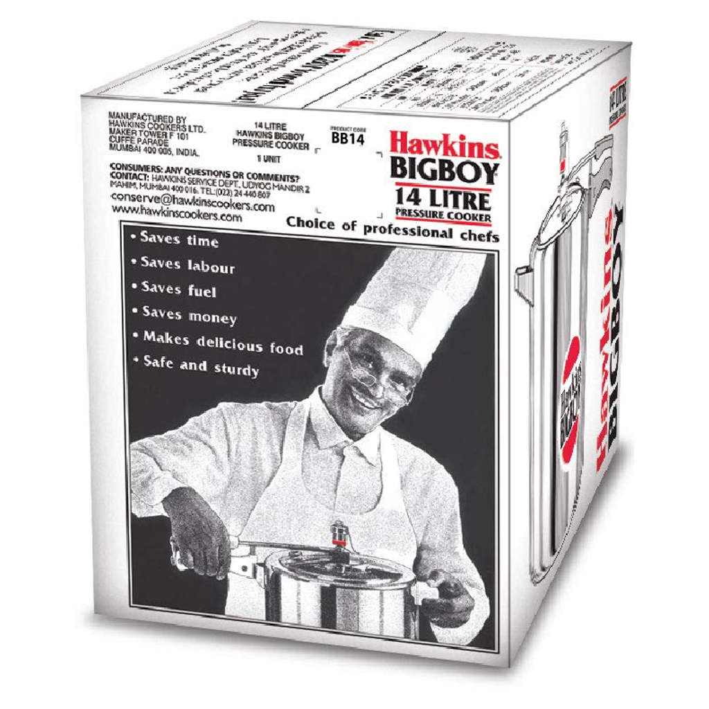 Hawkins Bigboy Pressure Cooker 14 Litre BB 14 - Image 2