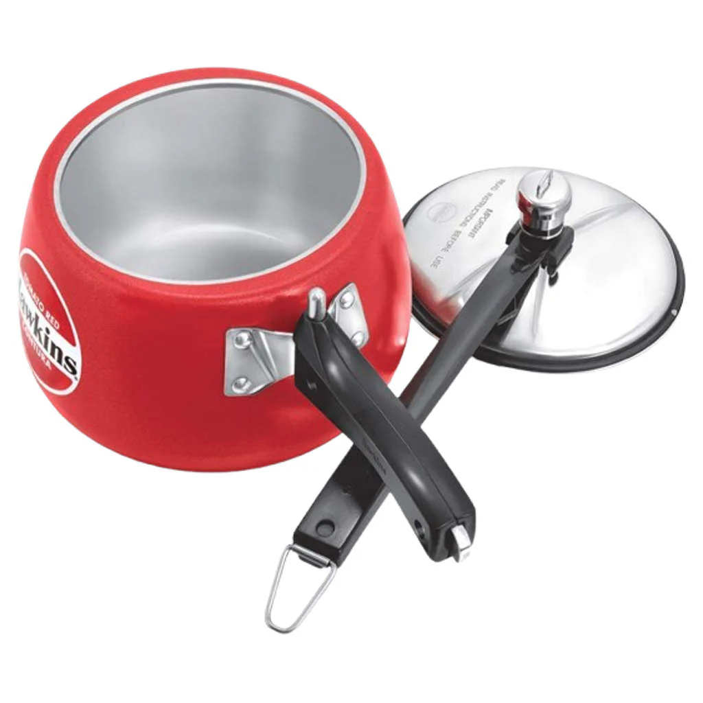 Hawkins Ceramic Coated Contura Pressure Cooker 3 Litre Tomato Red CTR 30 - Image 2