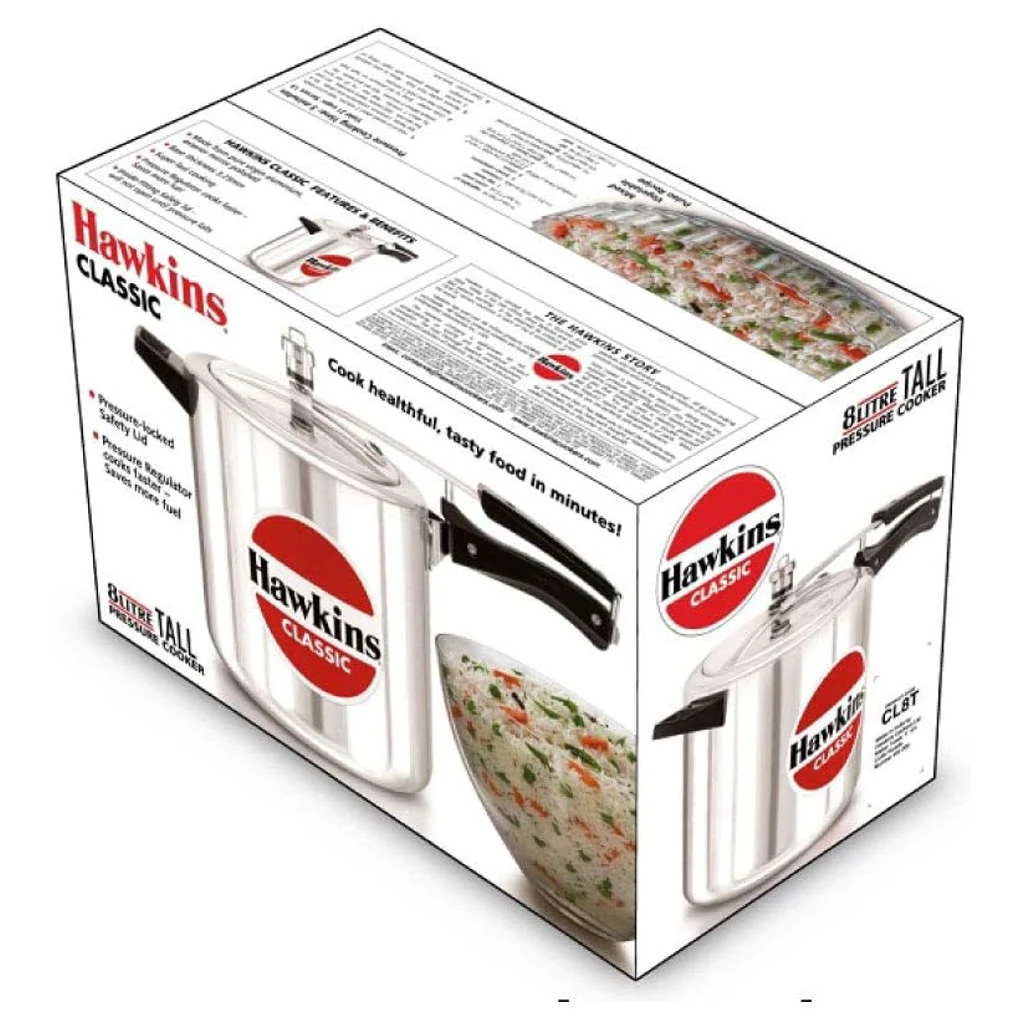Hawkins Classic Tall Pressure Cooker 8 Litre CL 8T - Image 2