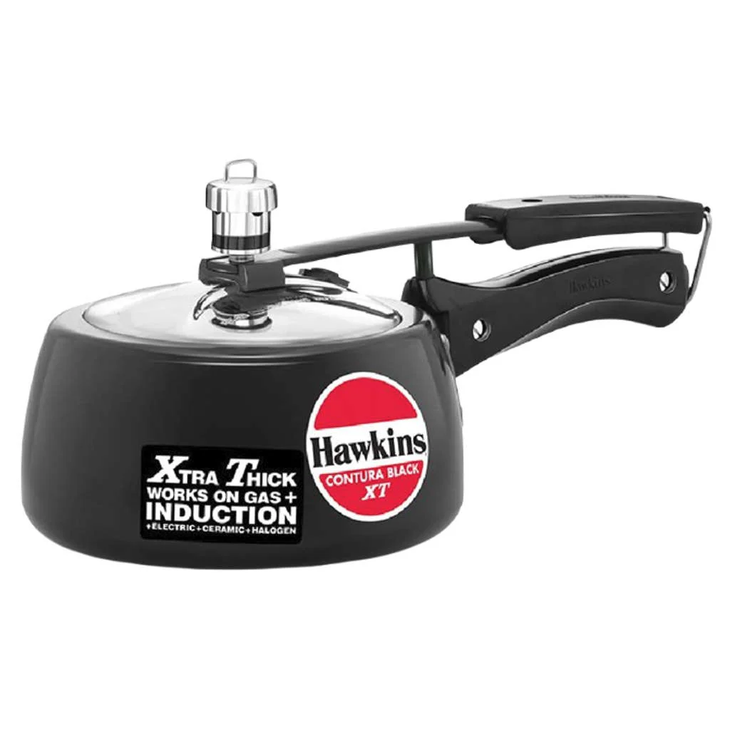 Hawkins Contura Black XT Pressure Cooker 1.5 Litre CXT 15