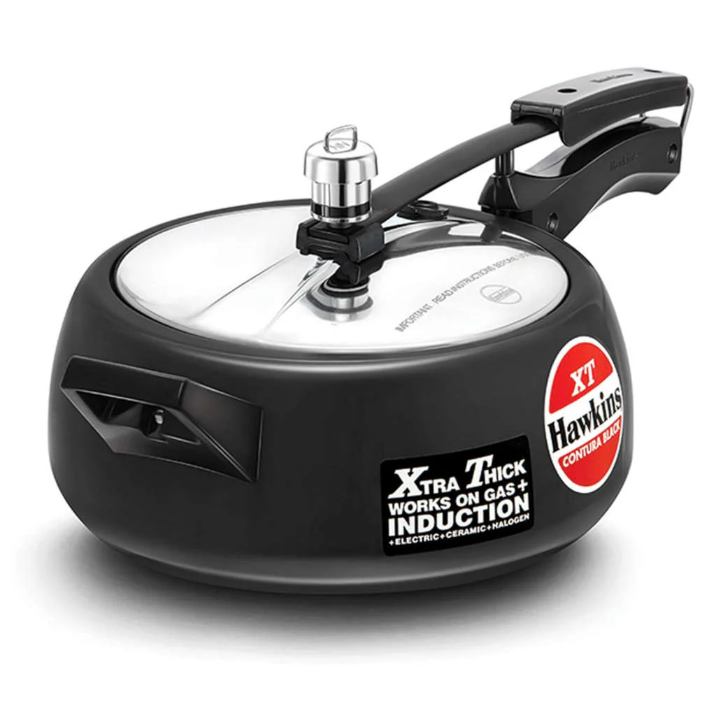 Hawkins Contura Black XT Pressure Cooker 3.5 Litre CXT 35