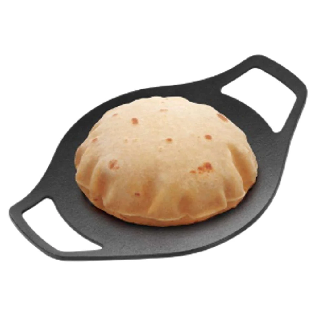 Hawkins Futura Cast Iron Tawa 24 cm Black CIT 24 - Image 2