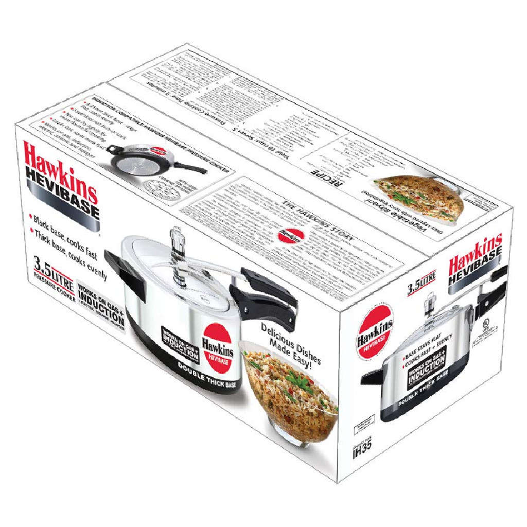 Hawkins Hevibase Pressure Cooker 3.5 Litre IH 35 - Image 2