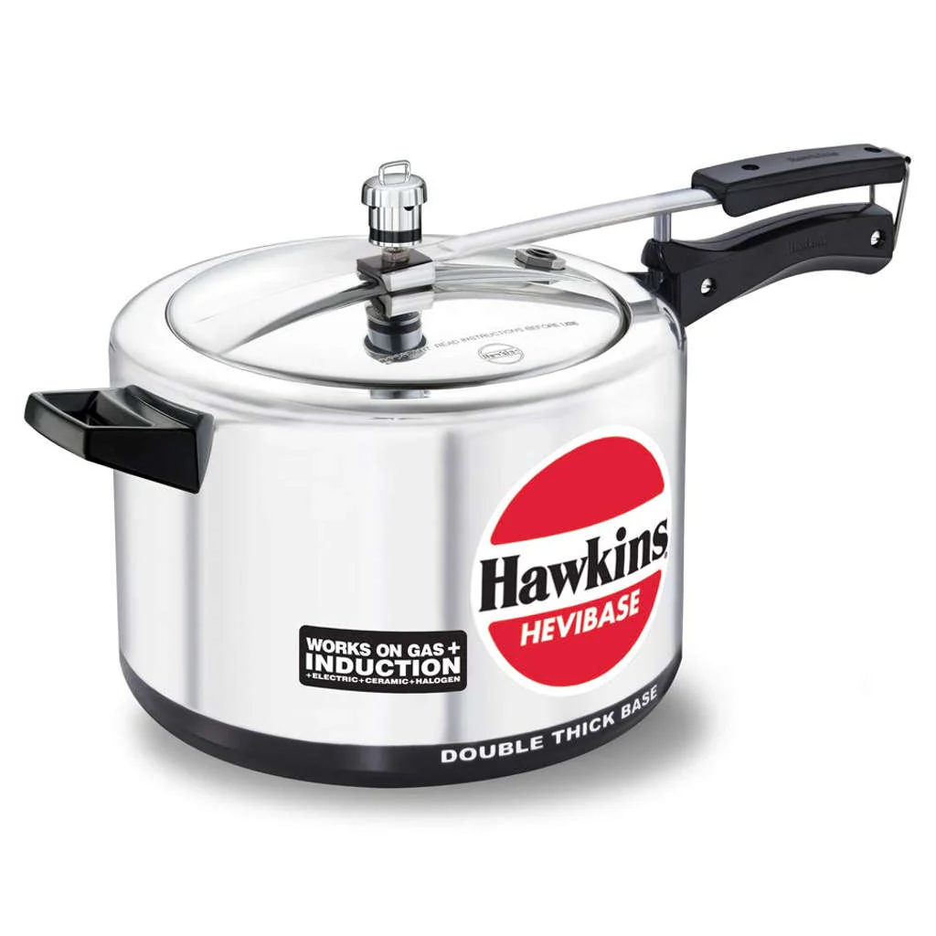 Hawkins Hevibase Wide Pressure Cooker 8 Litre IH 80