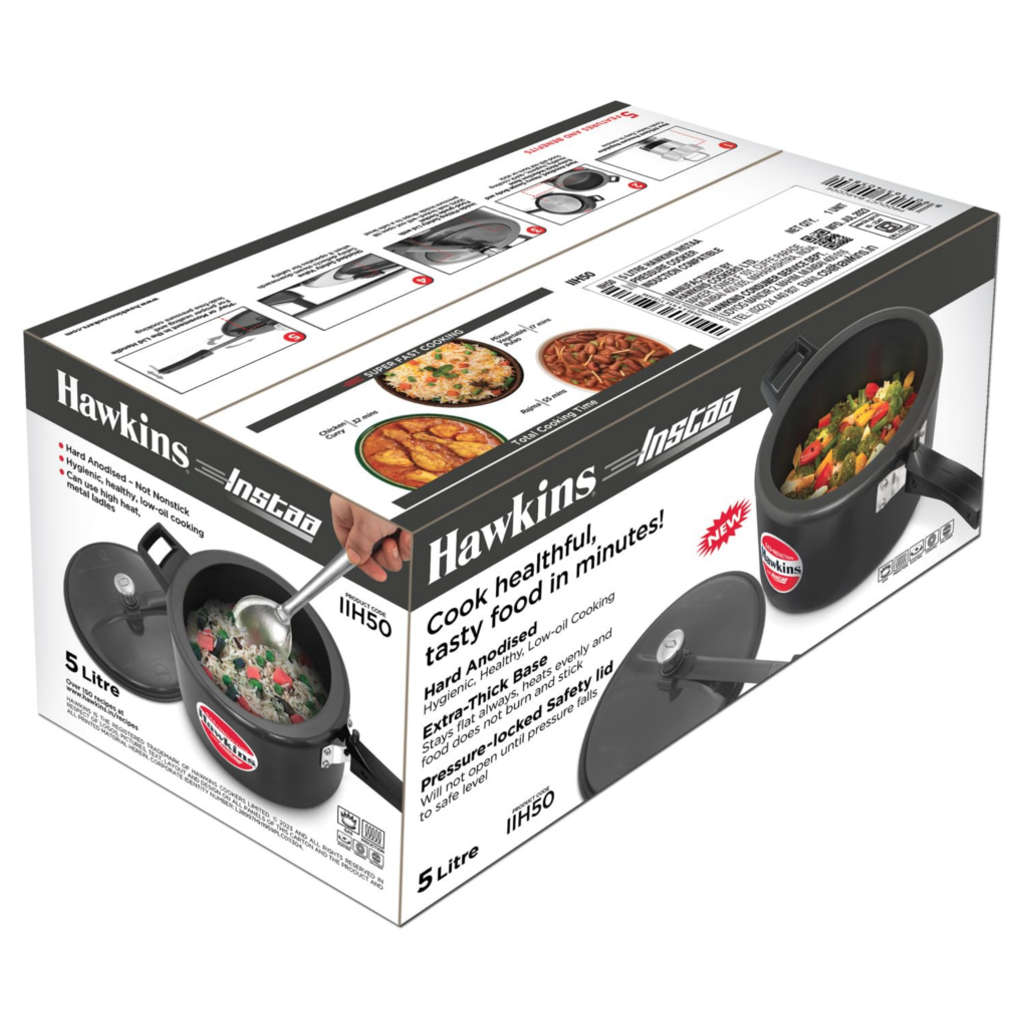 Hawkins Instaa Pressure Cooker 5 Litre IIH 50 - Image 2