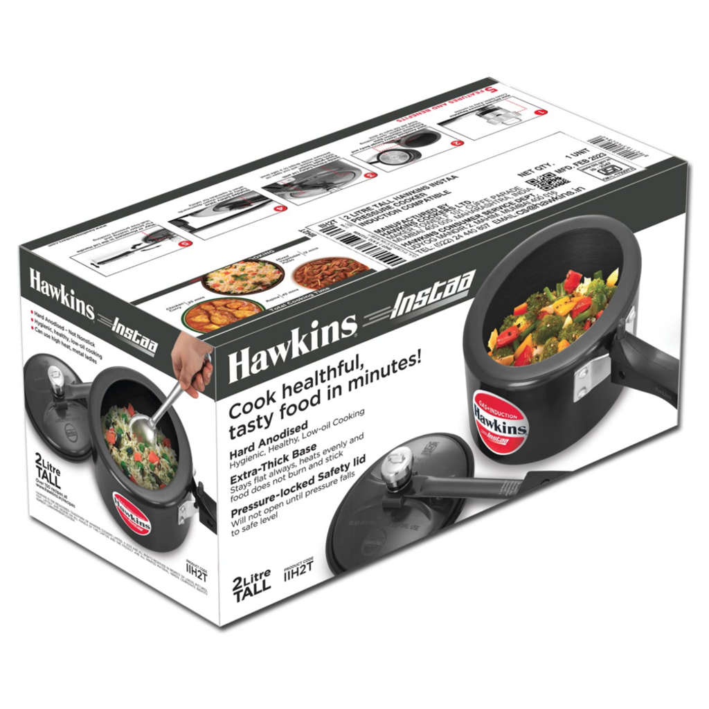 Hawkins Instaa Tall Pressure Cooker 2 Litre IIH 2T - Image 2