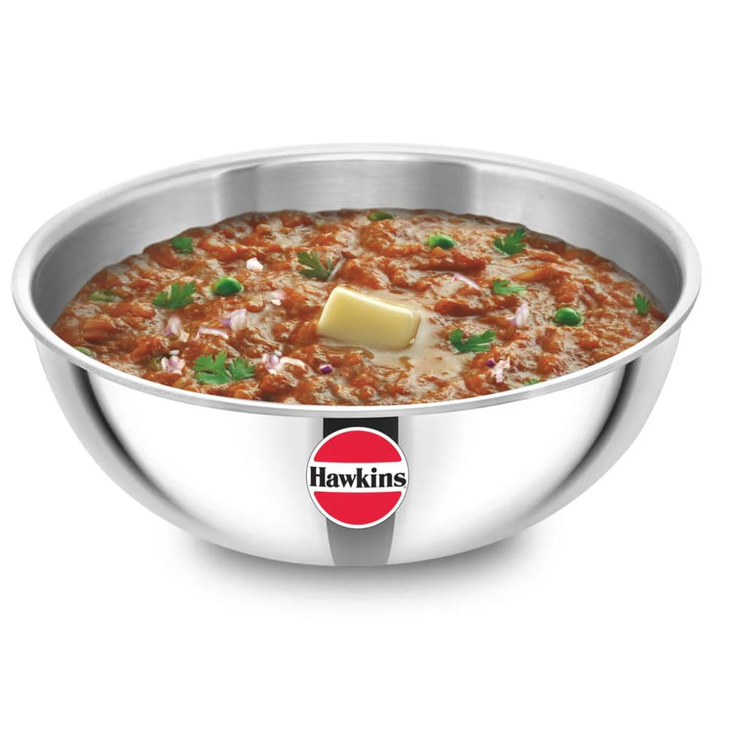 Hawkins Metro Tri-Ply Stainless Steel Kadai 3 Litre SSTA 30