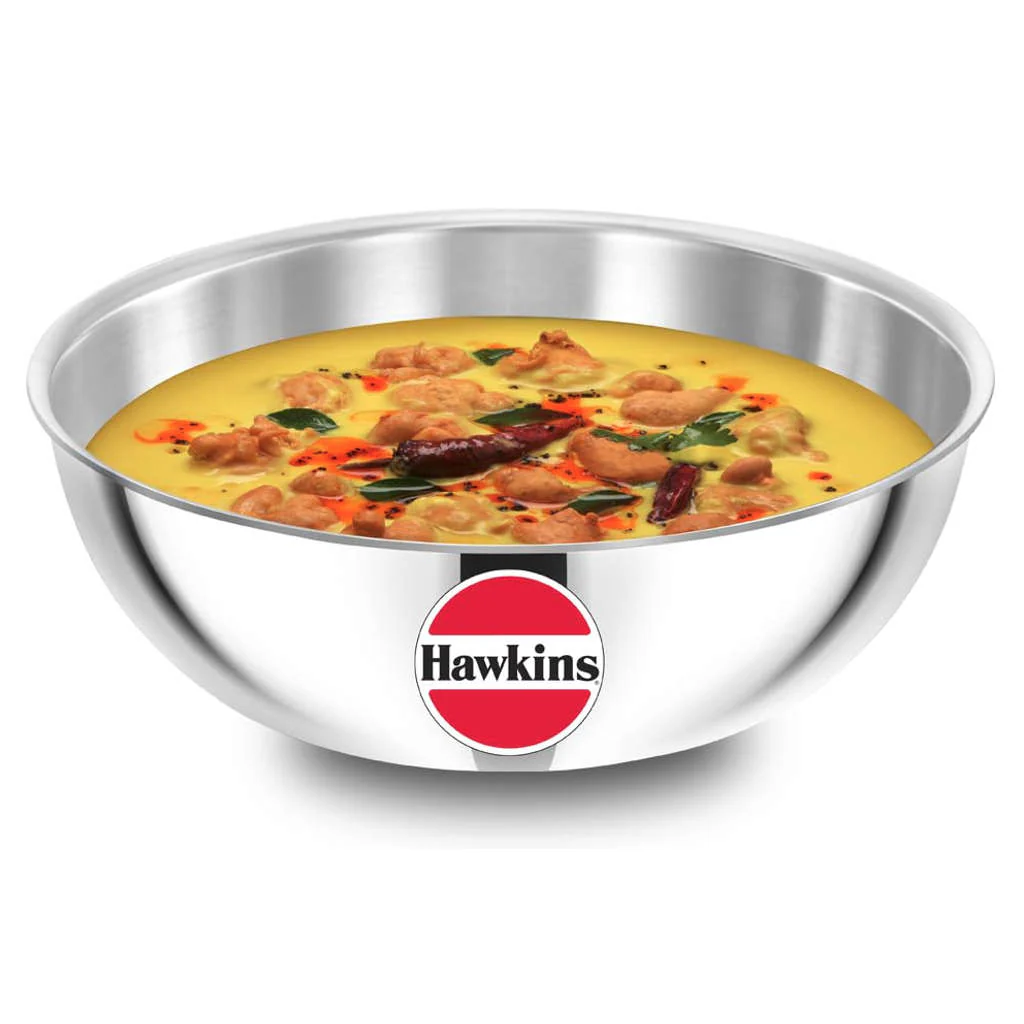Hawkins Metro Tri-Ply Stainless Steel Kadai 4 Litre SSTA 40