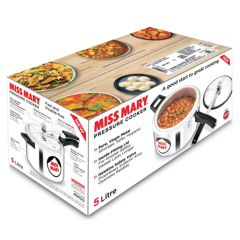 Hawkins Miss Mary Pressure Cooker 5 Litre MM 50 - Image 4
