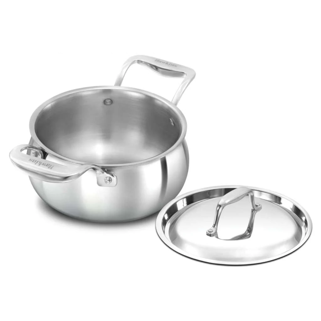 Hawkins Pro Tri-Ply Stainless Steel Handi With Lid PSH 20S - Image 2