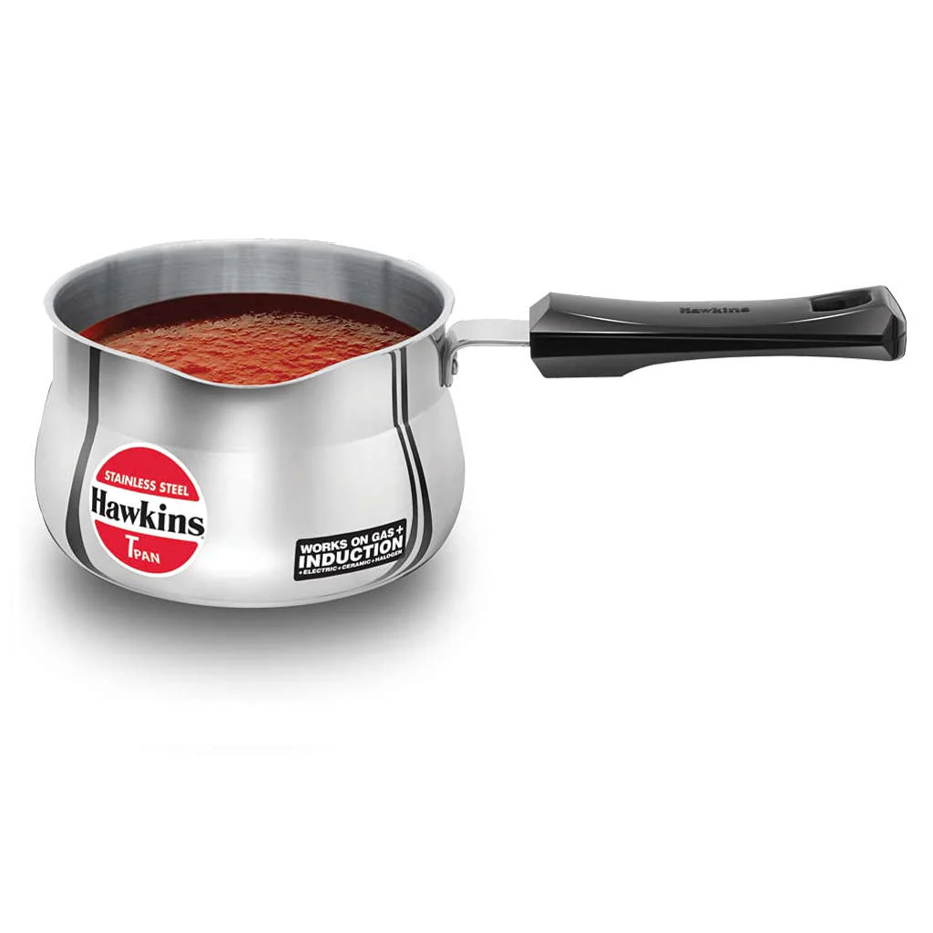 Hawkins Stainless Steel Tea Pan Without Lid 1.5 Litre SST 15