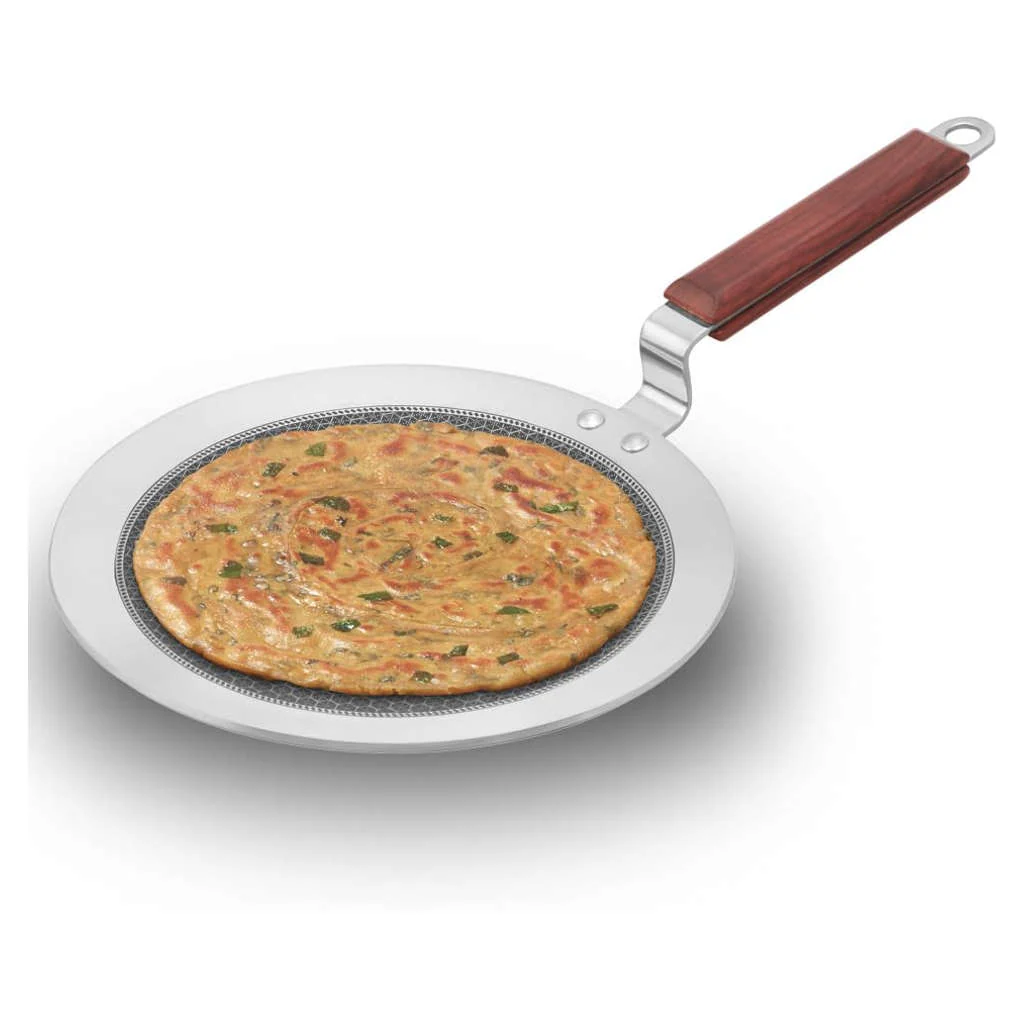 Hawkins Tri-Ply Stainless Steel Shielded Nonstick Paratha Tawa NSPT 24