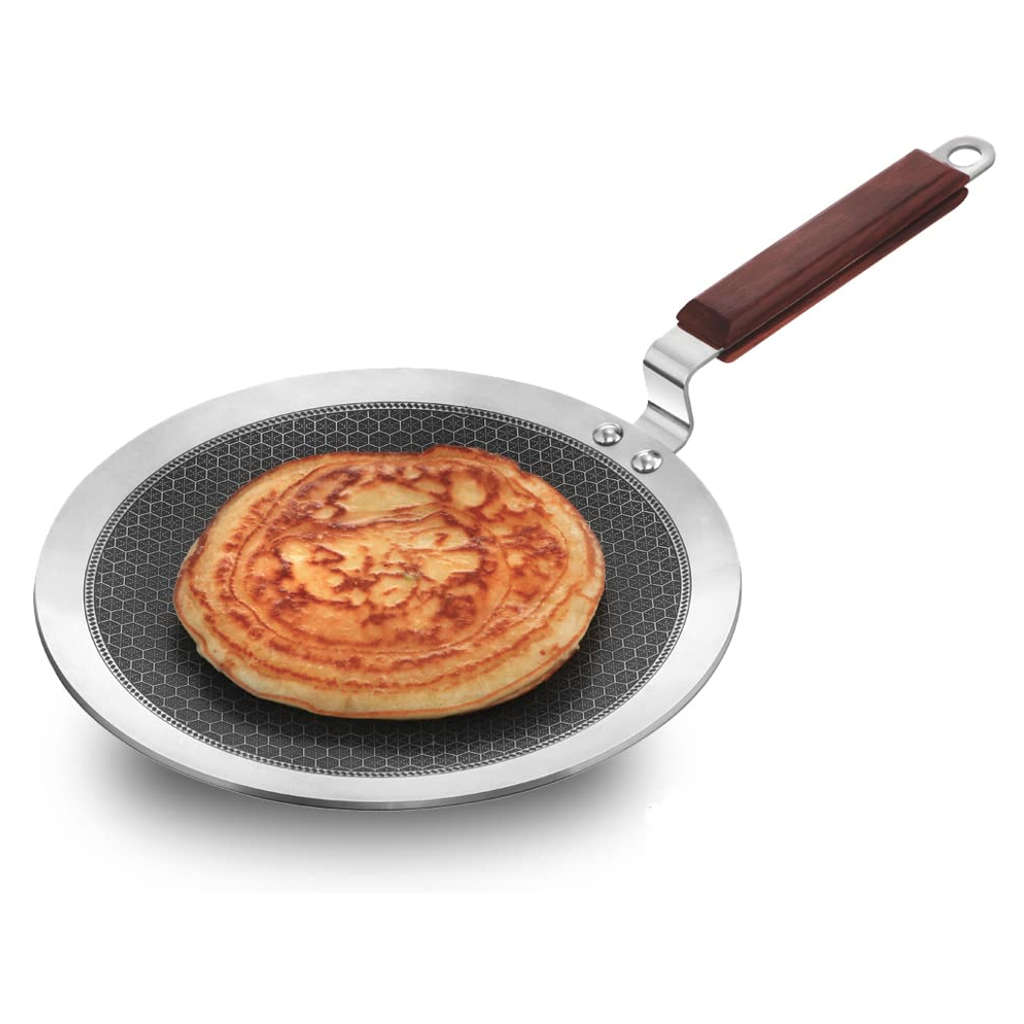 Hawkins Tri-Ply Stainless Steel Shielded Nonstick Paratha Tawa NSPT 26