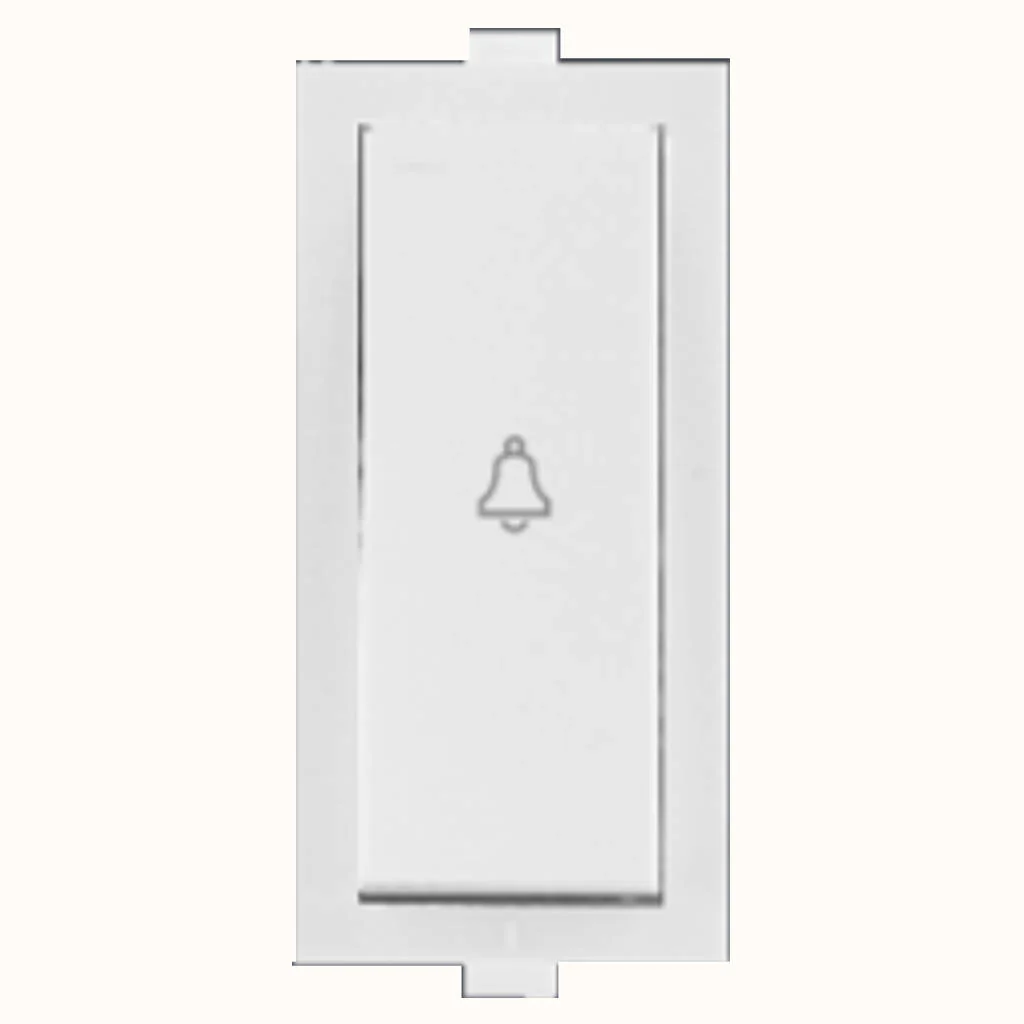Hello Bell Push Switch 1M 10A White 1403