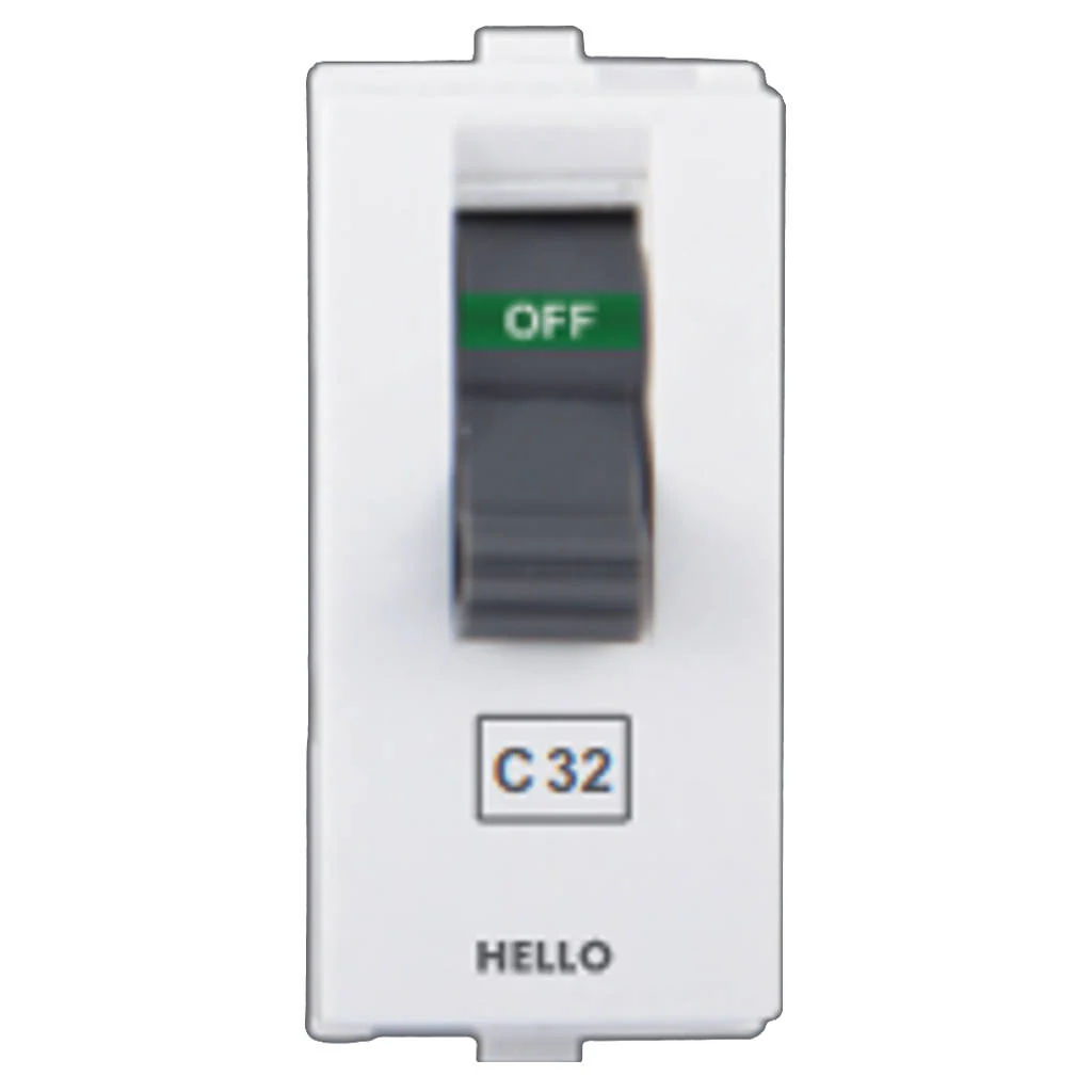 Hello Evaan Modular MCB Single Pole 1M White - Image 6