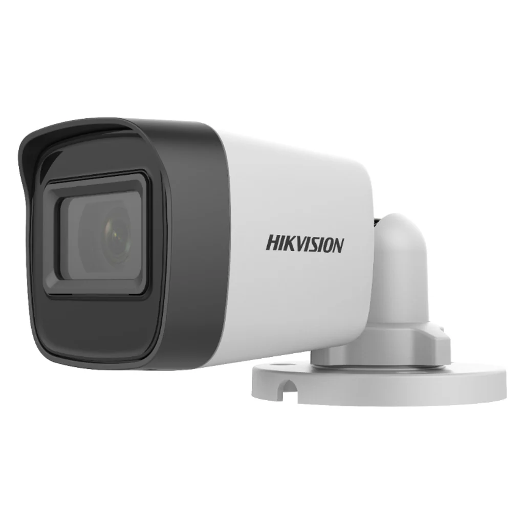 Hikvision 5MP Exir Built-In Mic Bullet Camera Plastic 25m DS-2CE16H0T-ITPFS