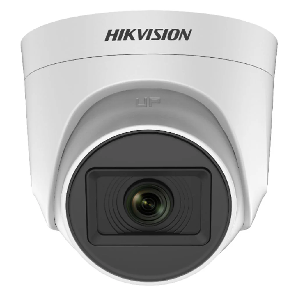 Hikvision 5MP Exir Built-In Mic Dome Camera Plastic 20m DS-2CE76H0T-ITPFS