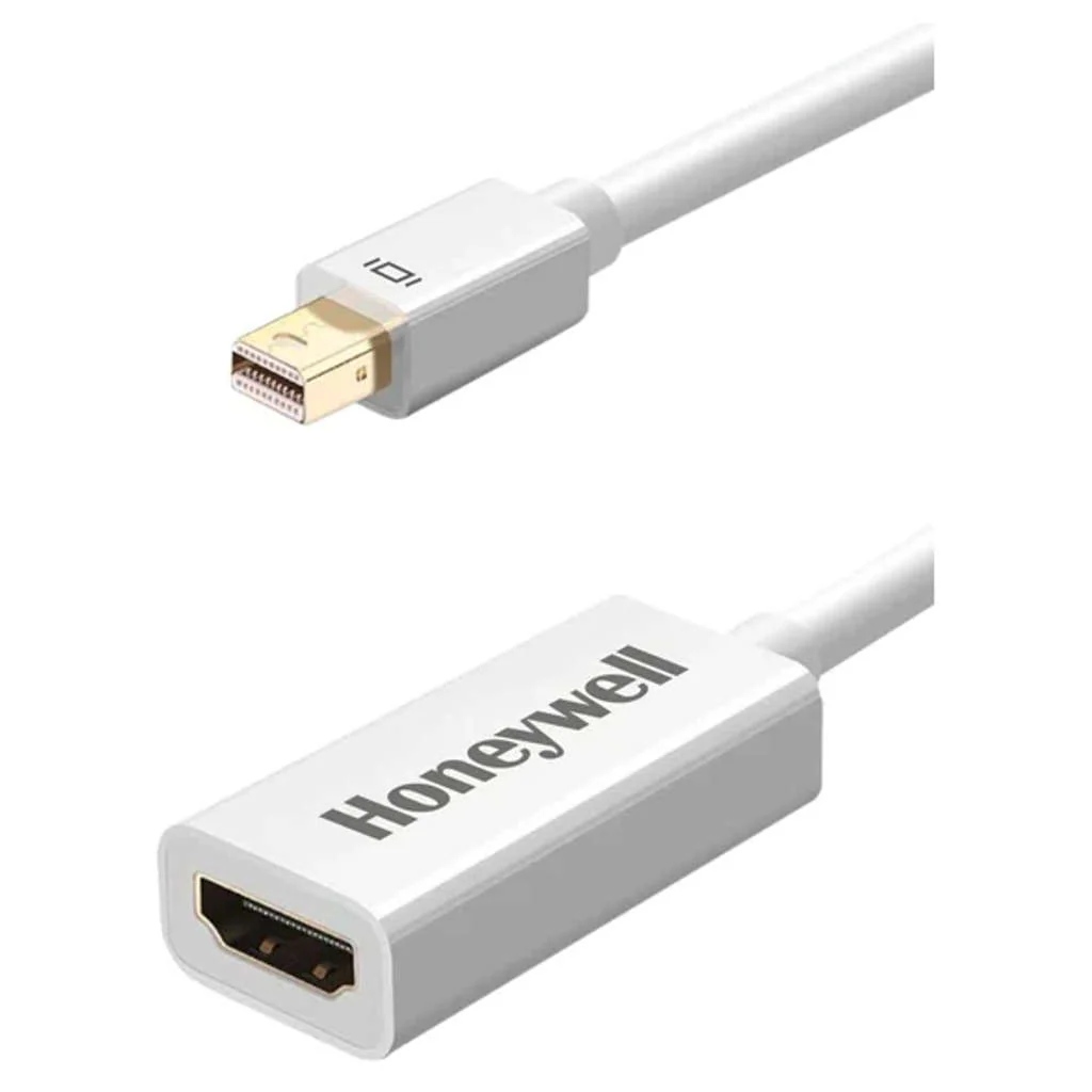 Honeywell Mini Display Port To HDMI Adapter White