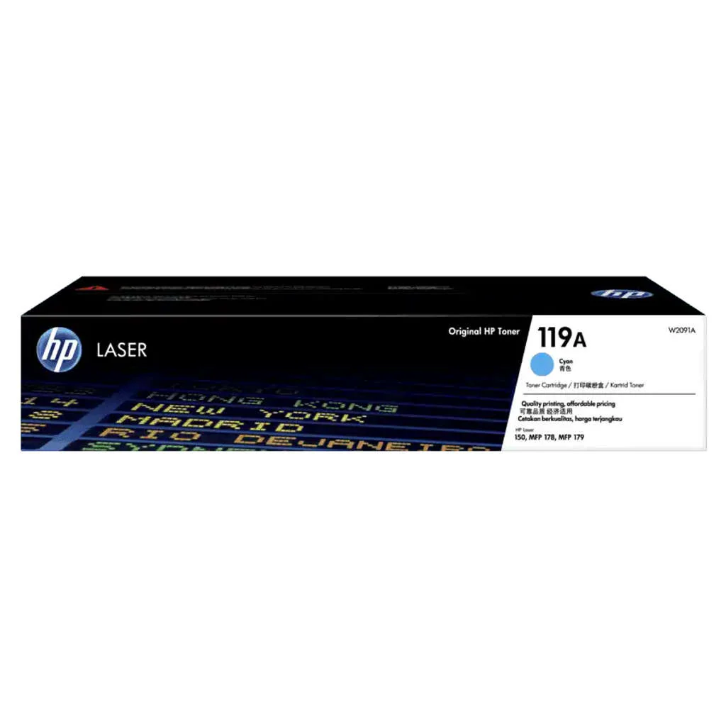 HP 119A Cyan Original Laser Toner Cartridge