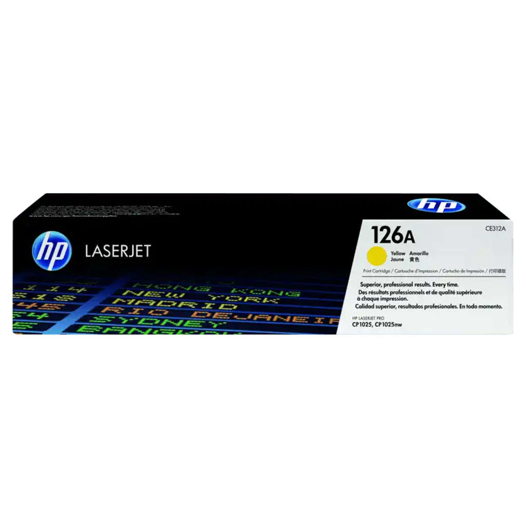 HP 126A Yellow Original LaserJet Toner Cartridge
