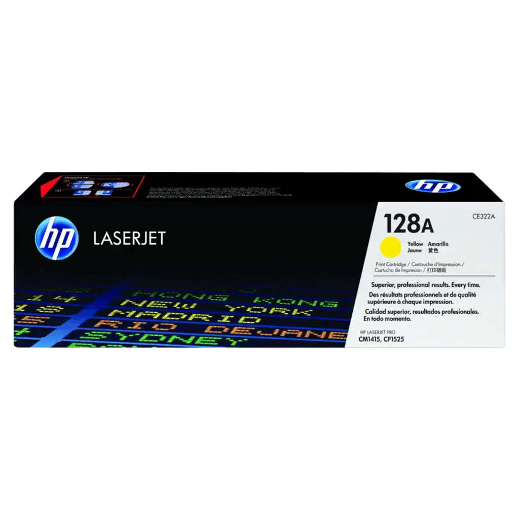 HP 128A Yellow Original LaserJet Toner Cartridge