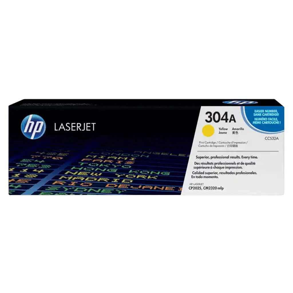 HP 304A Yellow Original LaserJet Toner Cartridge