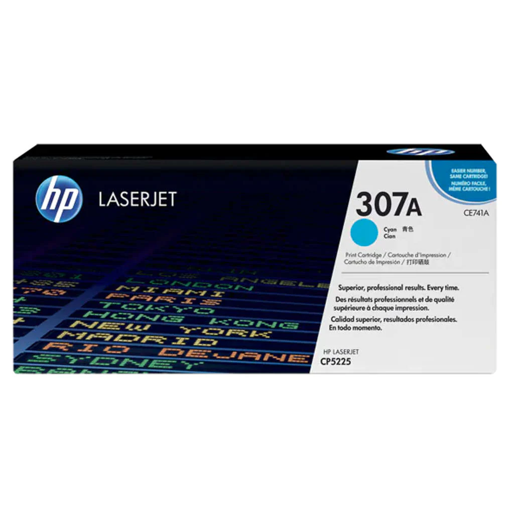 HP 307A Cyan Original LaserJet Toner Cartridge