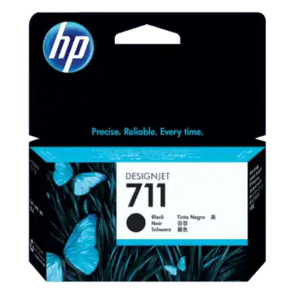 HP 711B 38ml Black DesignJet Ink Cartridge