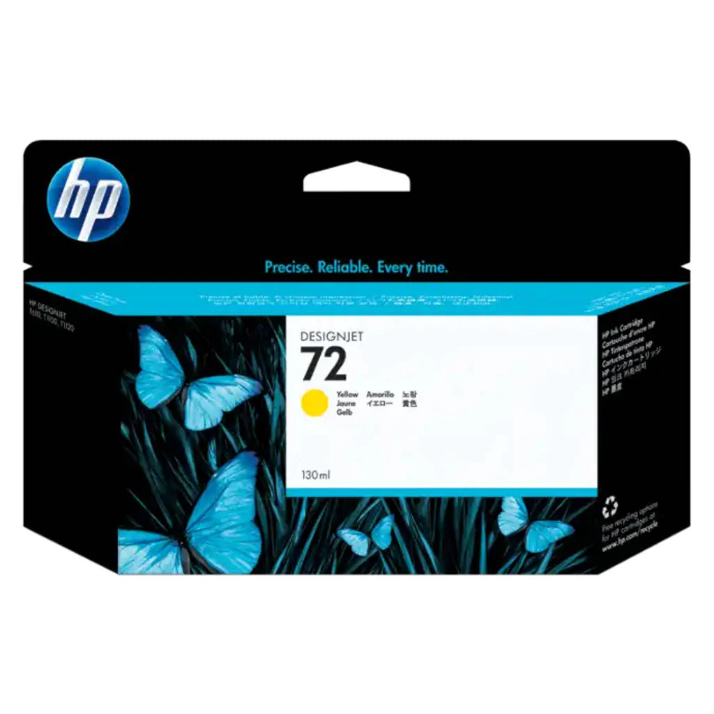 HP 72 130ml Yellow DesignJet Ink Cartridge