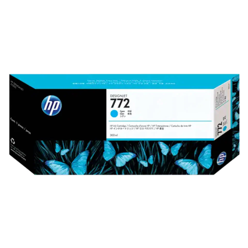HP 772 300ml Cyan DesignJet Ink Cartridge
