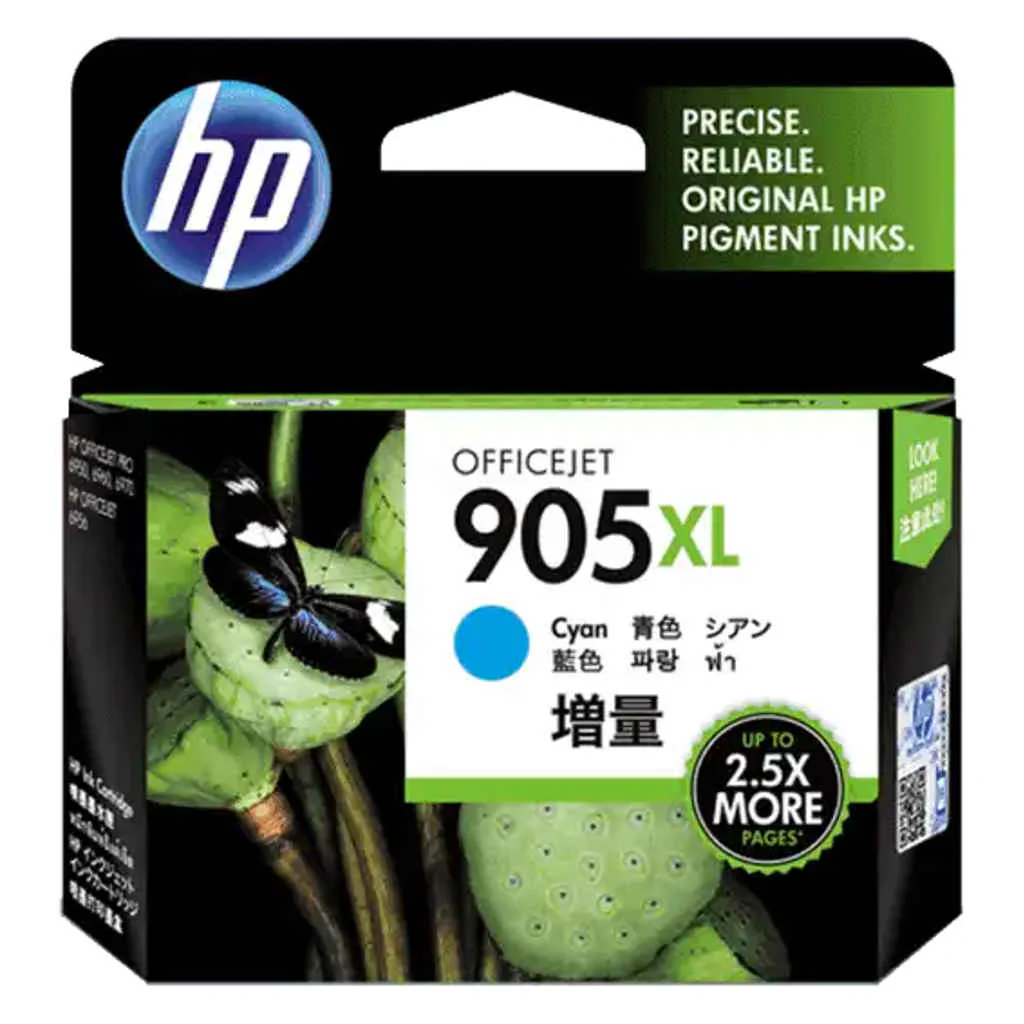 HP 905XL High Yield Cyan Original Ink Cartridge