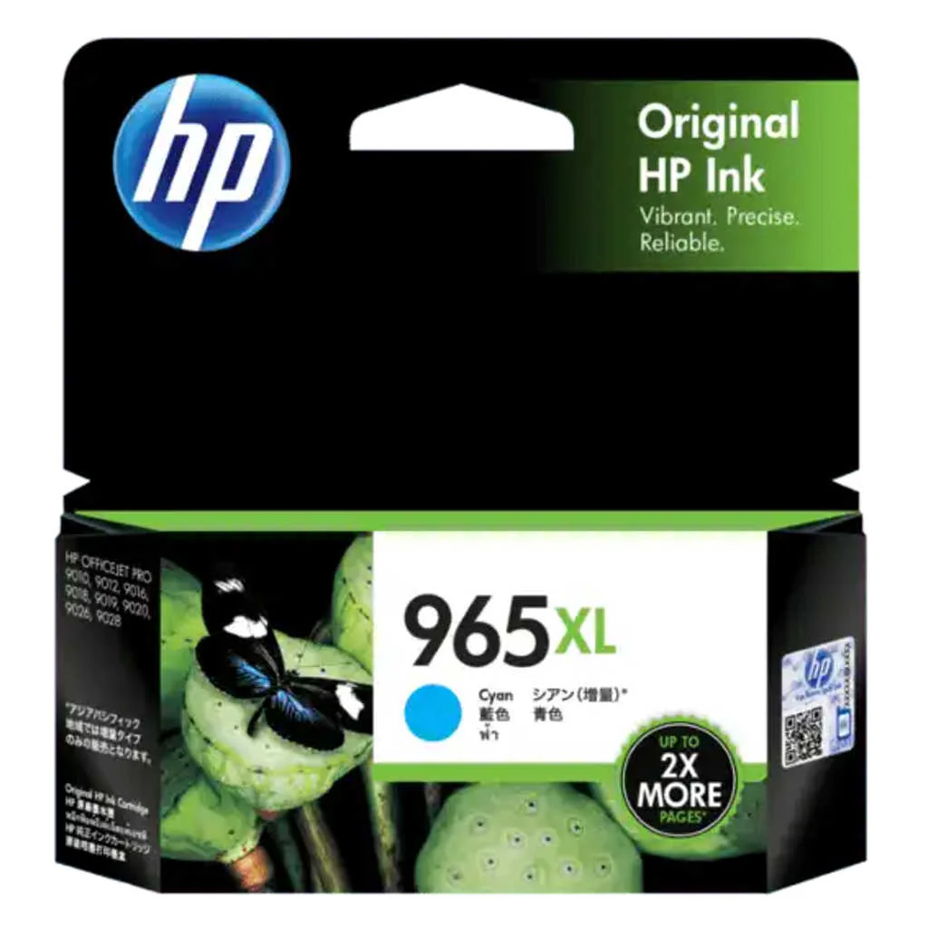HP 965XL High Yield Cyan Original Ink Cartridge