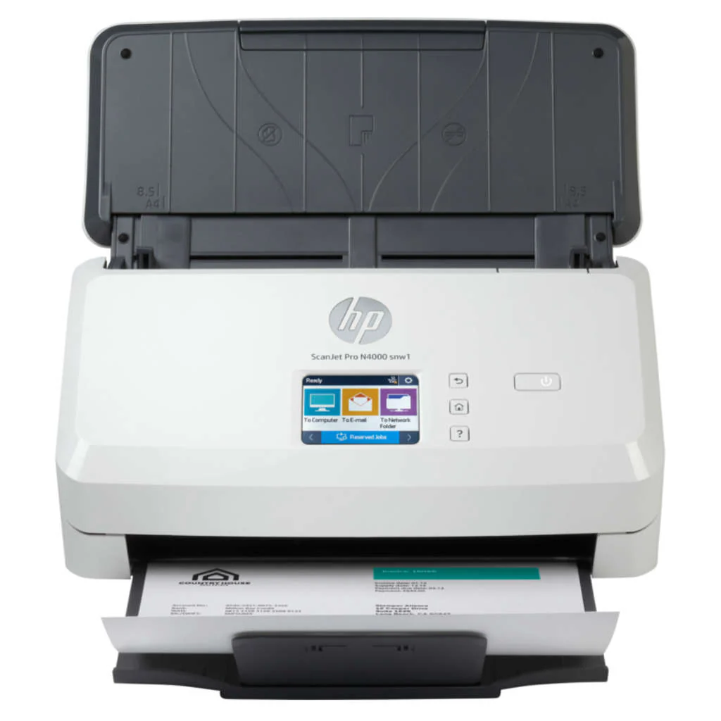 HP ScanJet Pro N4000 snw1 Sheet-Feed Scanner 6FW08A