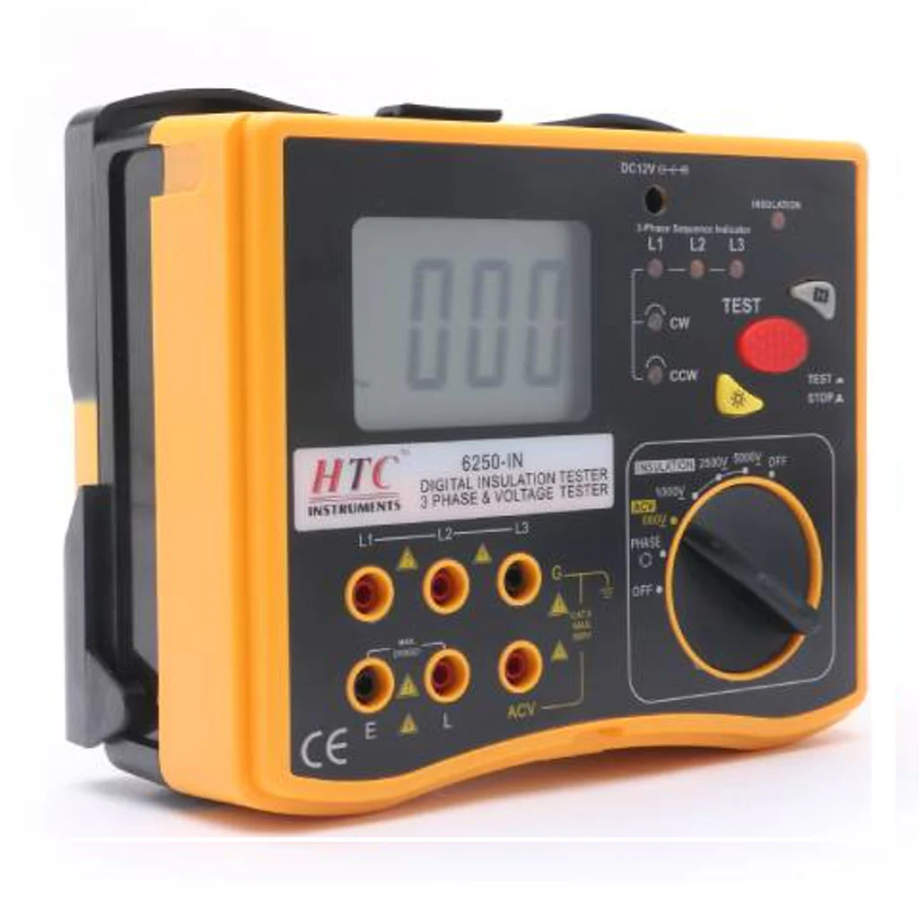 HTC Digital Insulation Tester 5kV-200GΩ 6250IN - Image 2