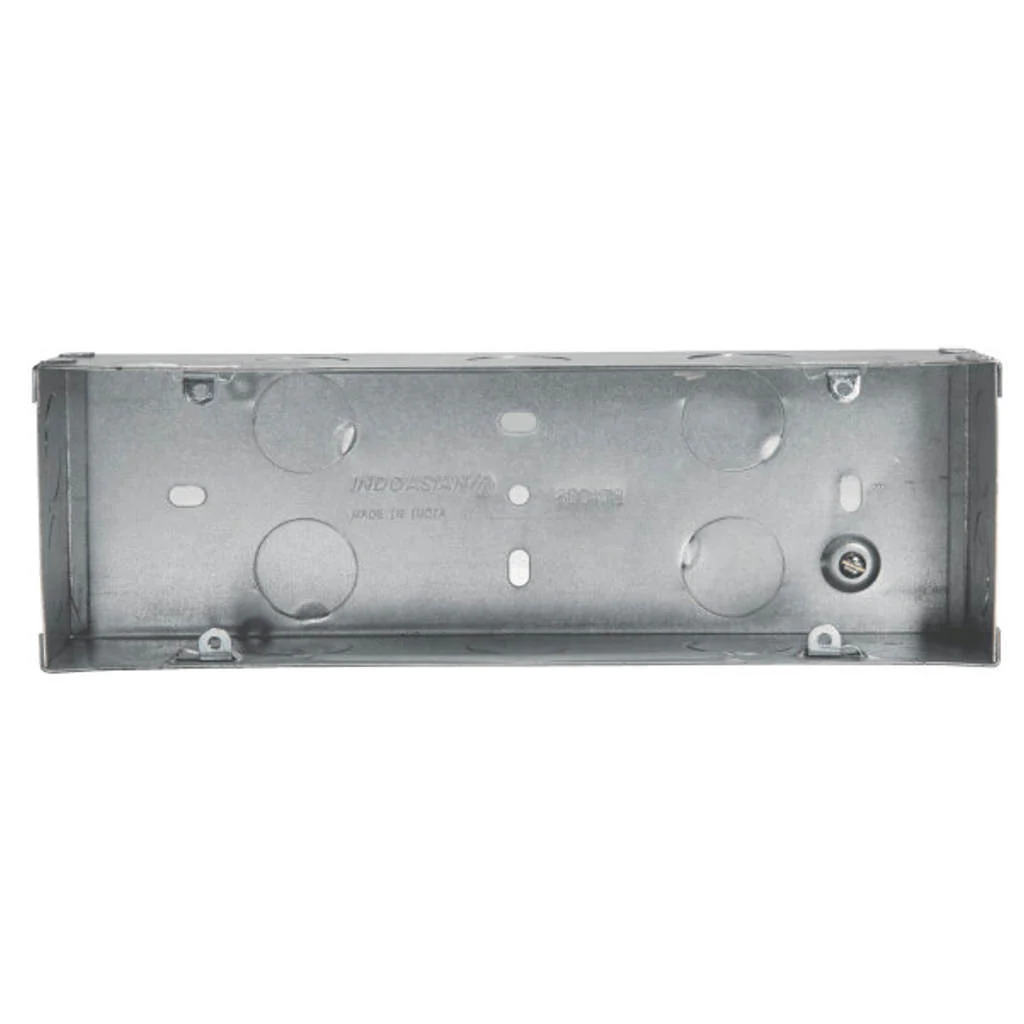 Indoasian Elvira 8Module Metal Flush Box(Horizontal) 800178