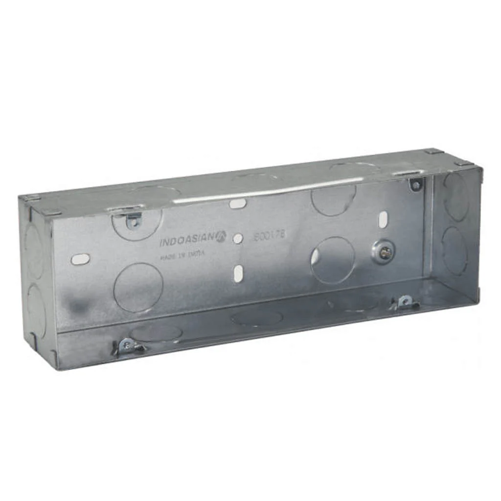 Indoasian Elvira 8Module Metal Flush Box(Horizontal) 800178 - Image 2