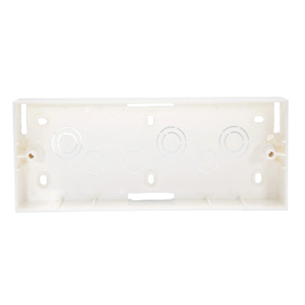 Indoasian Elvira 8Module Plastic Surface Box(Horizontal) 800188