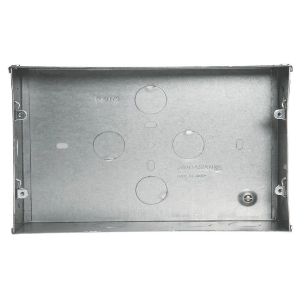 Indoasian Glint 12Module Metal Flush Box 800175