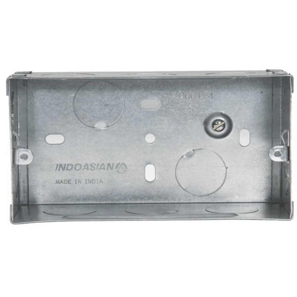 Indoasian Glint 4Module Metal Flush Box 800174